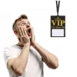 identyfikator party vip very important party santex 10 x 7 cm 10 szt