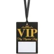 identyfikator party vip very important party santex 10 x 7 cm 10 szt