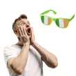 imprezowe zielone okulary irlandia flaga irlandii dzien swietego patryka dzien jezykow obcych