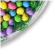 jajka kolorowe nakrapiane styropian aliga 1 5x1 8 cm 100 szt