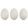 jajka plastikowe naturalne titanum 6 cm 10 szt