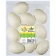 jajka plastikowe naturalne titanum 6 cm 10 szt