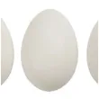 jajka plastikowe naturalne titanum 6 cm 10 szt