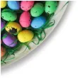 jajka styropianowe kolorowe nakrapiane mix aliga 2 5x3 cm 36 szt