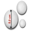 jajko styropianowe 80 mm m