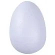 jajko styropianowe gladkie bialy arpex 15 cm