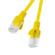 kabel krosowy patchcord u utp kat 5e 0 25m zolty