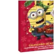 kalendarz adwentowy minionki z czekoladkami czerwony dekora