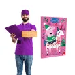kalendarz adwentowy peppa z czekoladkami rozowy dekora