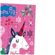 kalendarz adwentowy peppa z czekoladkami rozowy dekora