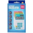 kalkulator kieszonkowy bialo zielony deli 39277t