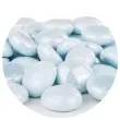 kamienie dekoracyjne plaskie bialo blekitne czakos 40 szt