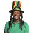 kapelusz cylinder rasta z dredami boland