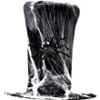 kapelusz cylinder wysoki pajeczyna i pajak czarny carnival toys 40 cm