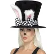 kapelusz cylinder z uszkami czarny bialy smiffys