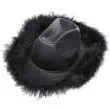 kapelusz czarna kowbojka widmann