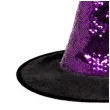 kapelusz czarownica boland fioletowy srebrny