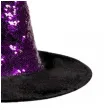 kapelusz czarownica boland fioletowy srebrny