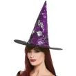 kapelusz czarownica cekinowa fioletowy smiffys