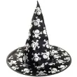 kapelusz czarownica czaszki czarny czakos