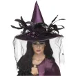 kapelusz czarownica fioletowy smiffys