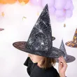 kapelusz czarownica srebrne pajeczyny partypal