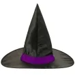 kapelusz czarownica z fioletowym pasem czarny amscan