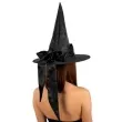 kapelusz czarownica z kokarda czarny carnival toys