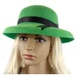 kapelusz dama pvc zielony