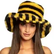 kapelusz futrzana pszczola zolty boland