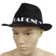 kapelusz gangster al capone czarny