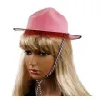 kapelusz jankes pvc rozowy