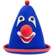 kapelusz klaun niebieski filcowy godan