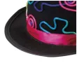 kapelusz kolorowe wzorki czarny boland