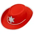 kapelusz kowboj z gwiazda czerwony widmann