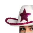 kapelusz kowbojski z gwiazda na karnawal country szeryf dziki zachod western