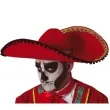kapelusz meksykanskie sombrero czerwone guirca