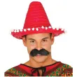 kapelusz mini sombrero czerwony guirca 33 cm