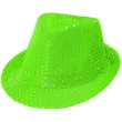 kapelusz neon fedora zielony widmann