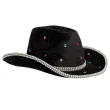 kapelusz piankowy na karnawal country kowboj dziki zachod western czarny
