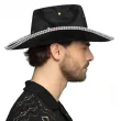 kapelusz piankowy na karnawal country kowboj dziki zachod western czarny