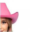 kapelusz rozowy kowbojski na karnawal country kowboj dziki zachod western