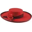 kapelusz senorita czerwony boland