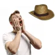 kapelusz slomkowy kowboj brazowy funny fashion