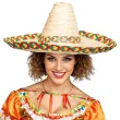 kapelusz slomkowy meksykanskie sombrero na karnawal fiesta