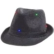 kapelusz swiecacy czarny brokat