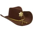 kapelusz szeryf kowboj brazowy boland