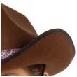 kapelusz szeryf ozdobny brazowy boland