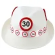 kapelusz urodziny 30 bialy