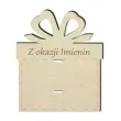 karnet na banknot w dniu imienin 85x100 mm